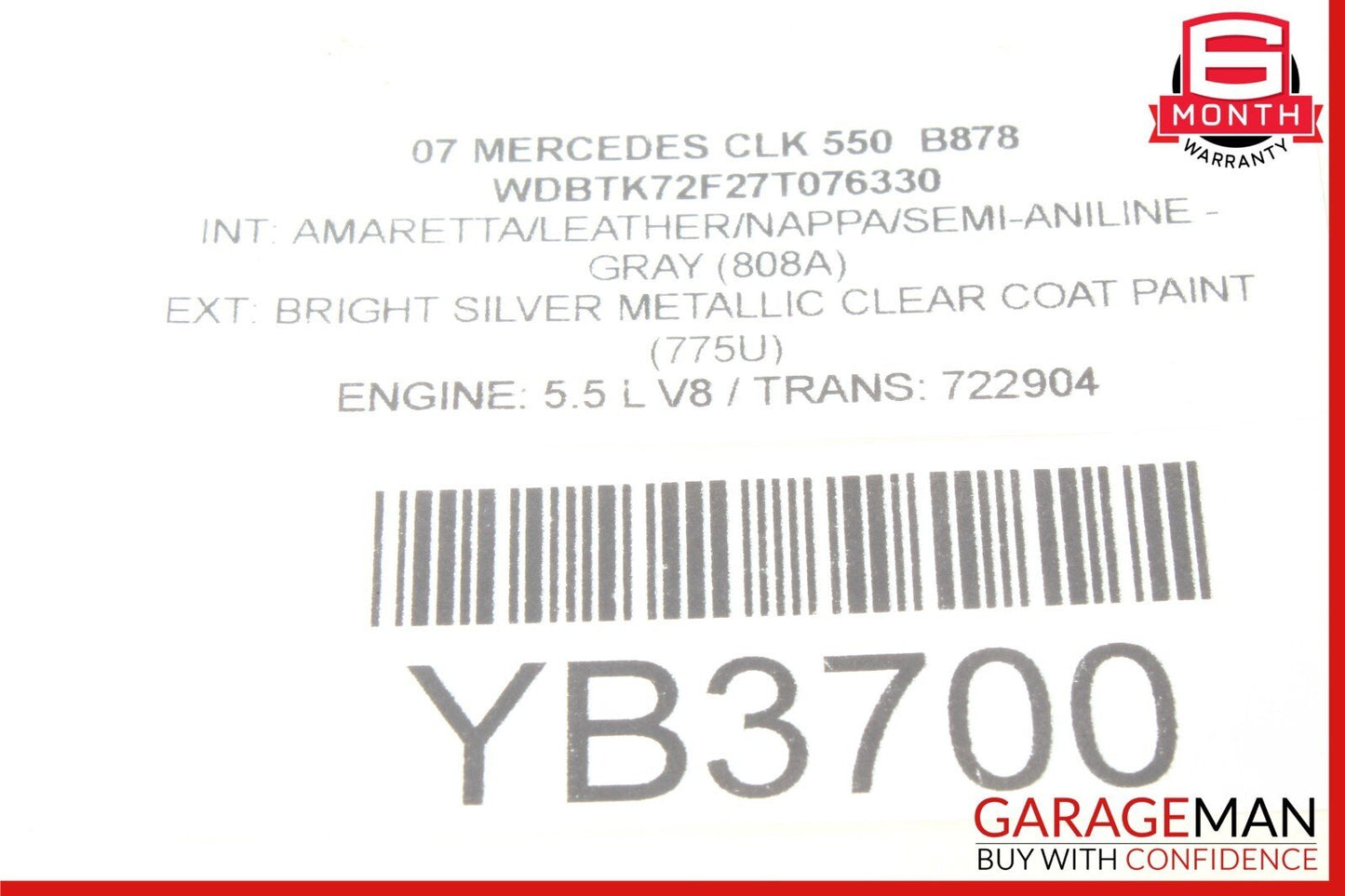 94-11 Mercedes W209 CLK550 C230 Rear Left or Right Side Upper Control Arm OEM