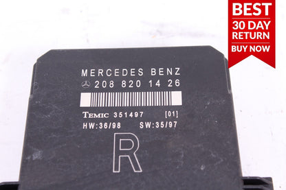 98-02 MERCEDES W210 E430 FRONT RIGHT PASSENGER SIDE DOOR CONTROL MODULE A82 OEM