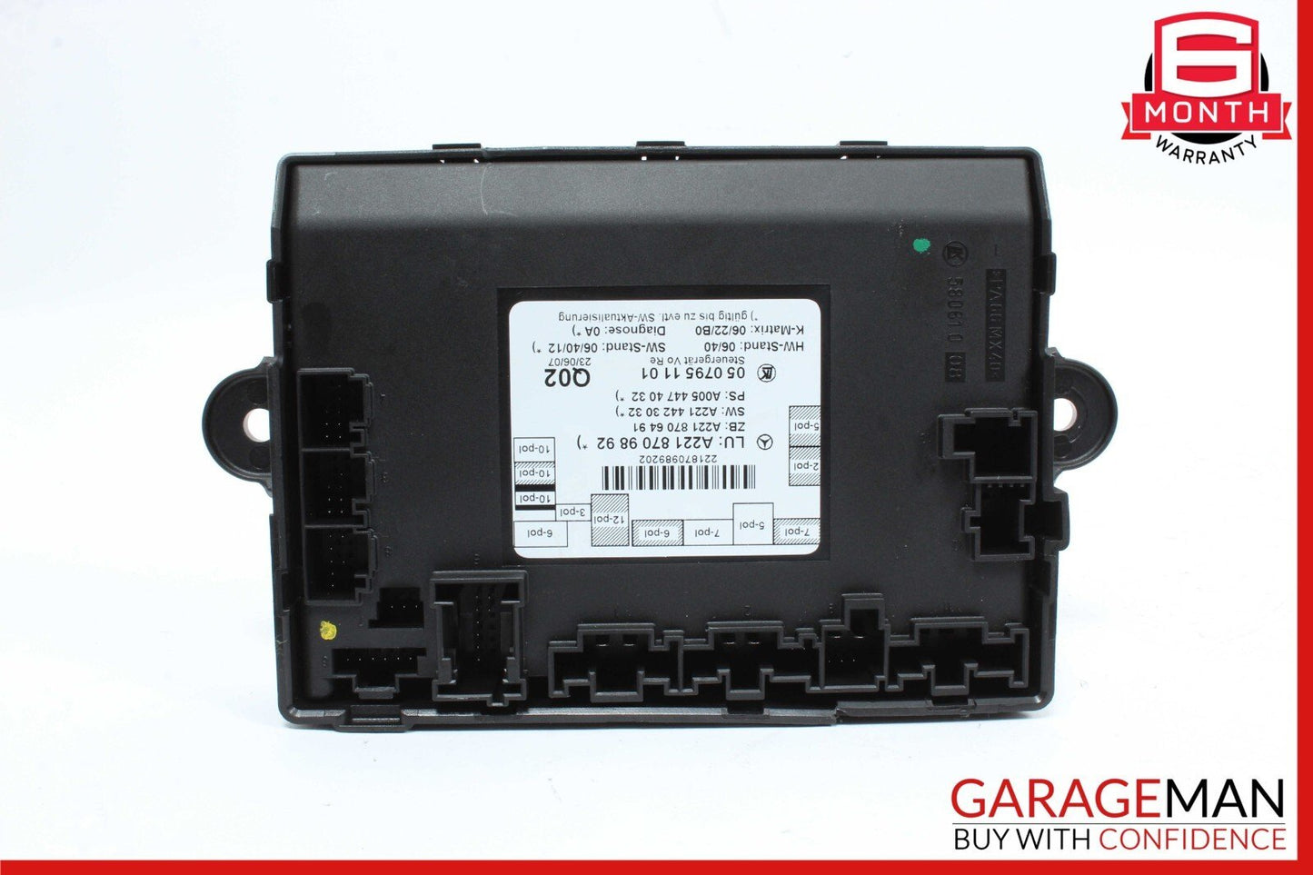 07-13 Mercedes W221 S550 S400 Front Right Passenger Side Door Control Module OEM
