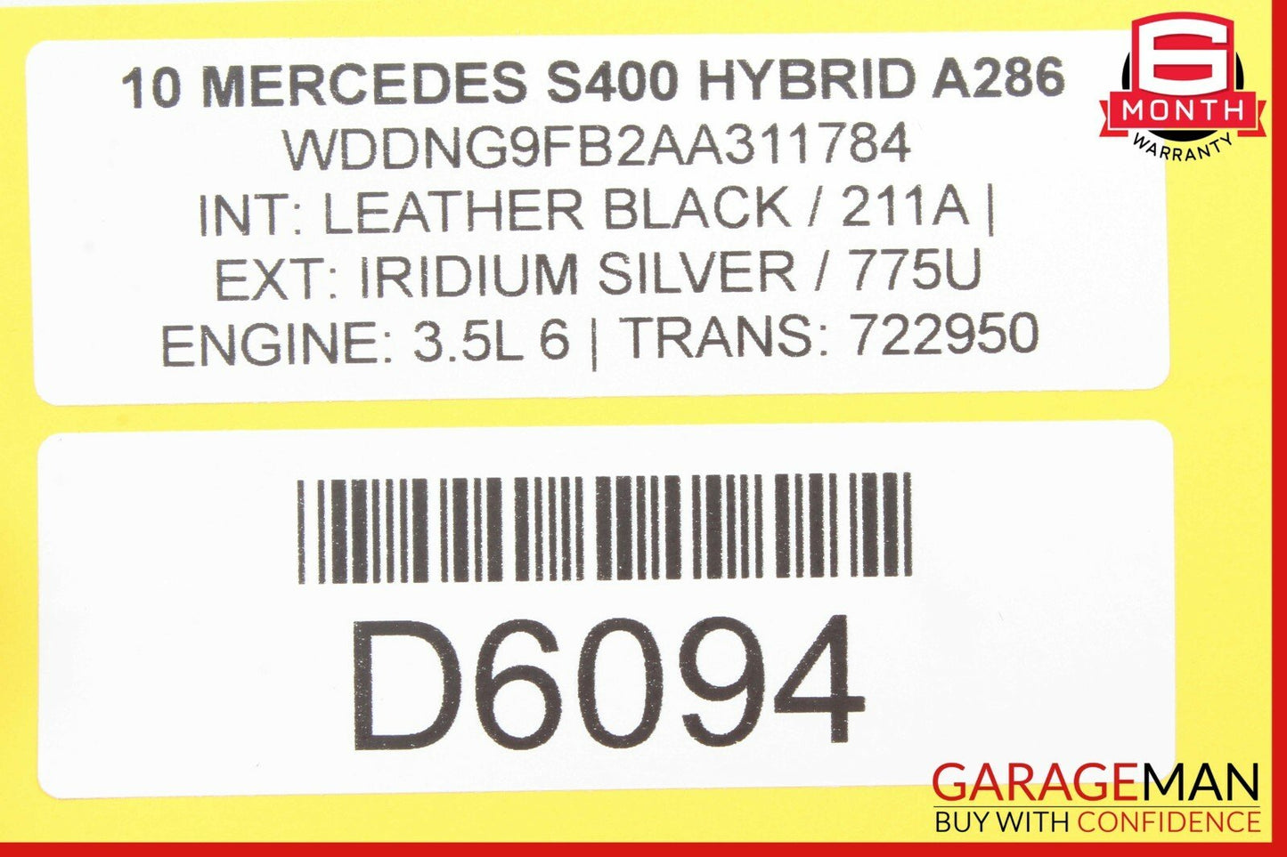 07-13 Mercedes W221 S400 S550 S600 Front Left Driver Side Seat Control Module