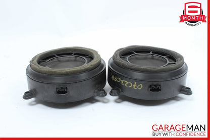 01-07 Mercedes W203 C230 Front Right & Left Side Door Sound Audio Speakers Set