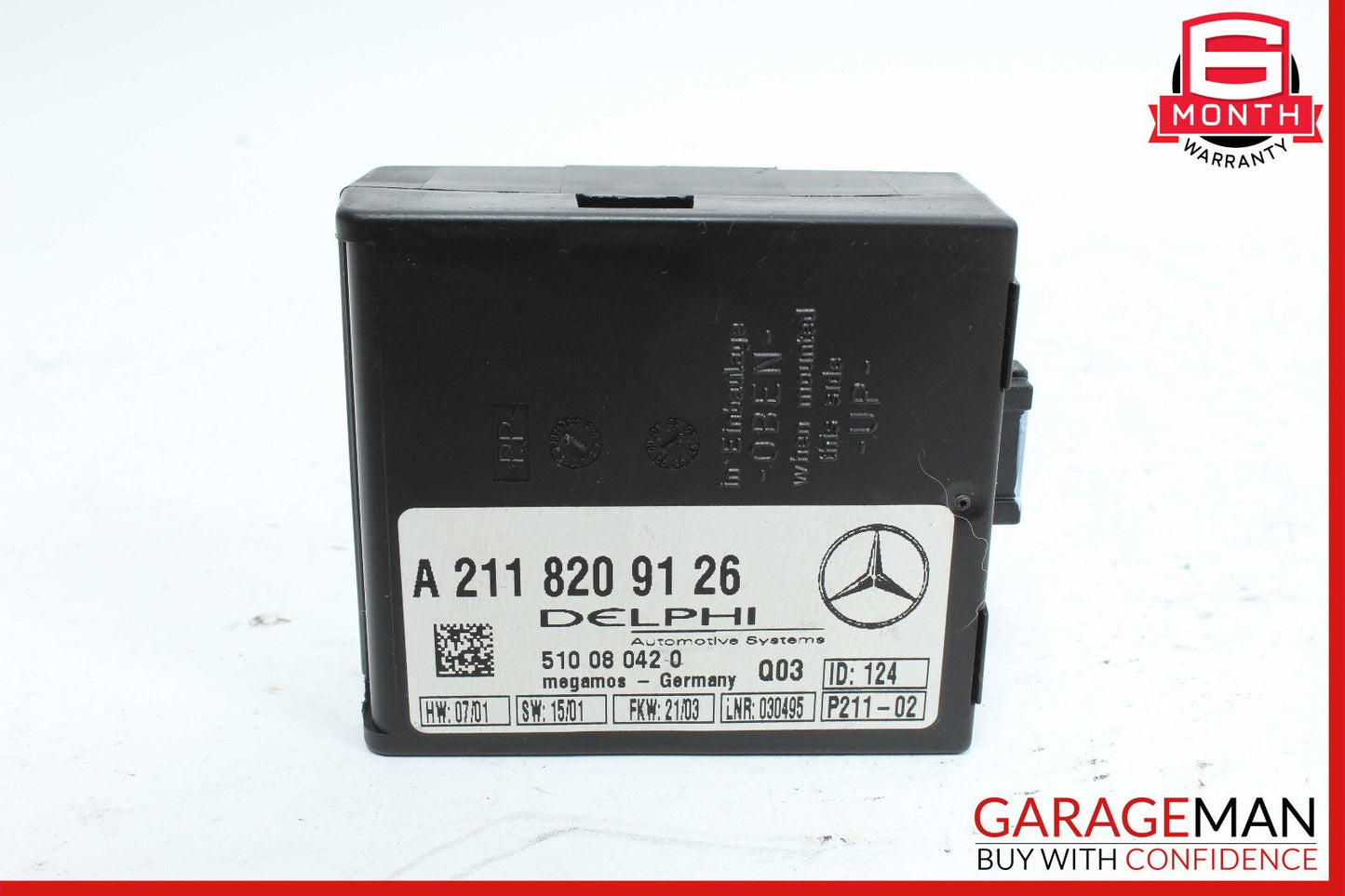 Mercedes W220 S55 CL500 C230 CLK500 Anti Theft Alarm Module 2118209626 OEM