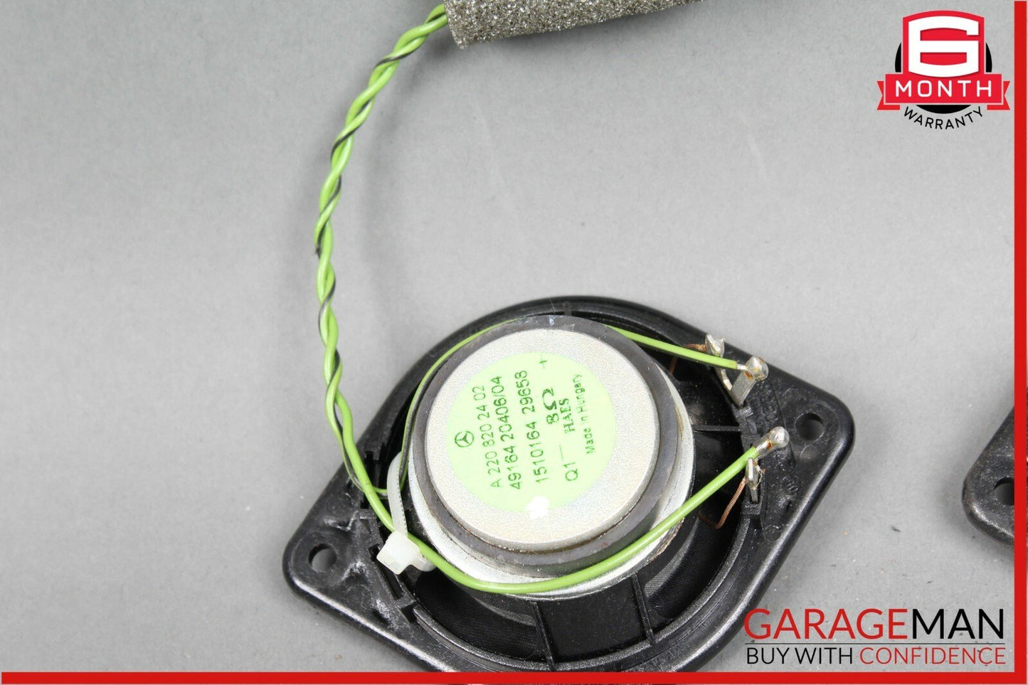 00-06 Mercedes W220 S430 S500 Front Left & Right Under Dash Lower Speaker Set