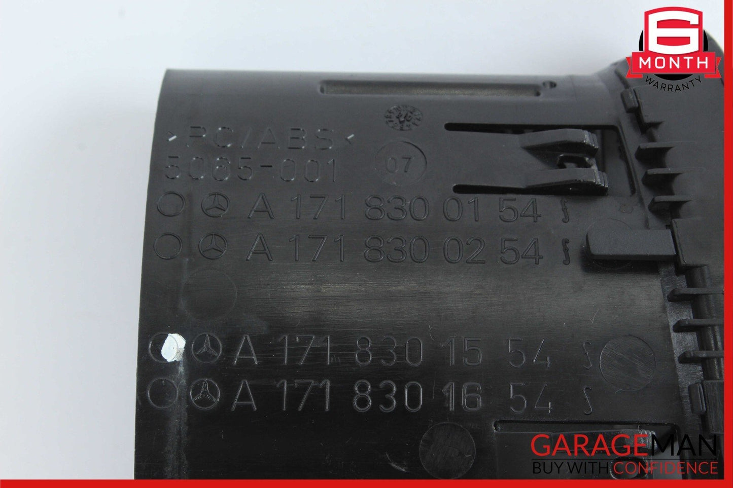 05-11 Mercedes R171 SLK280 SLK350 Air AC Vent Dash Left or Right Side Black OEM