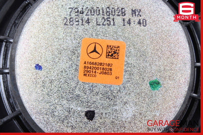 12-19 Mercedes W166 ML400 Rear Left or Right Door Sound Speaker 1668202102 OEM