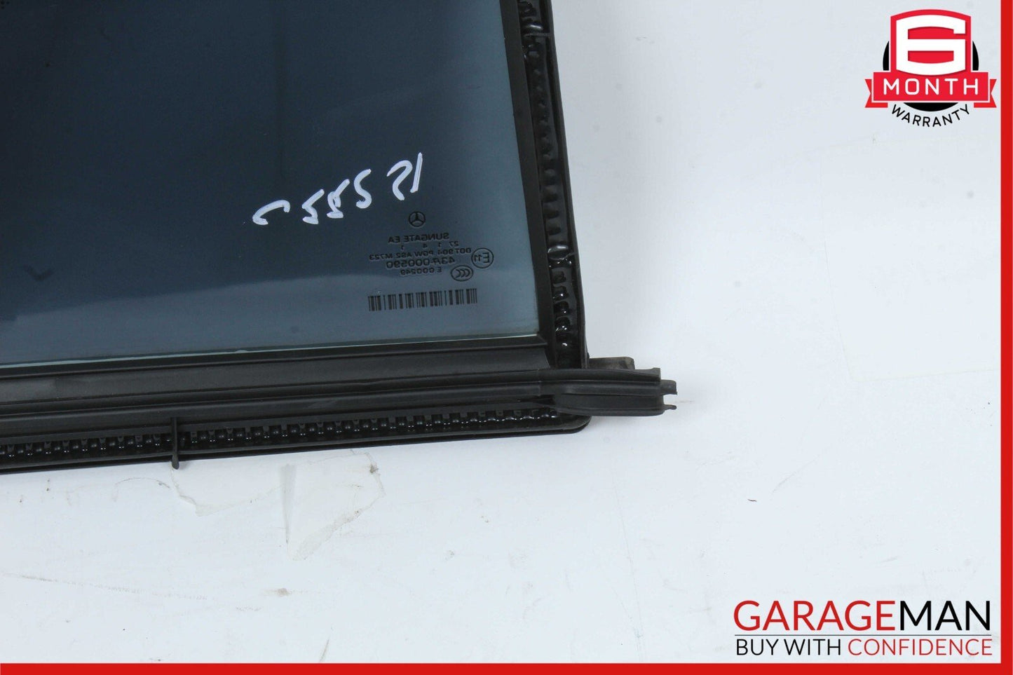 07-13 Mercedes W221 S550 S65  Quarter Window Glass Rear Left Driver Side OEM