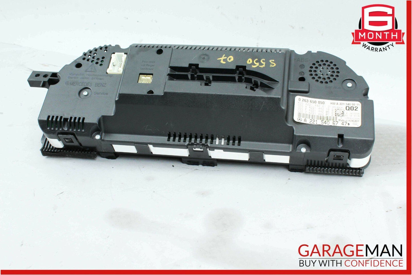 07-09 Mercedes W221 S550 S600 Speedometer Odometer Instrument Cluster Gauge OEM