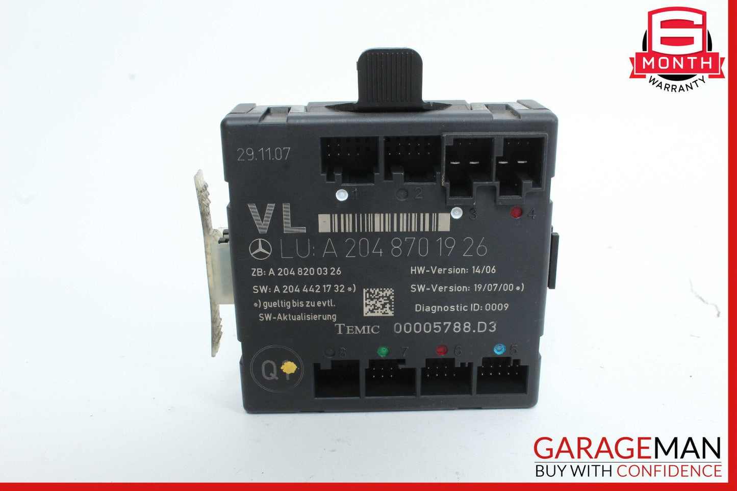 08-14 Mercedes W204 C350 C300 Front Right Side Door Control Module OEM