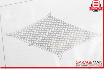 15-21 Mercedes W205 C300 Rear Luggage Cargo Net 2058600374 OEM