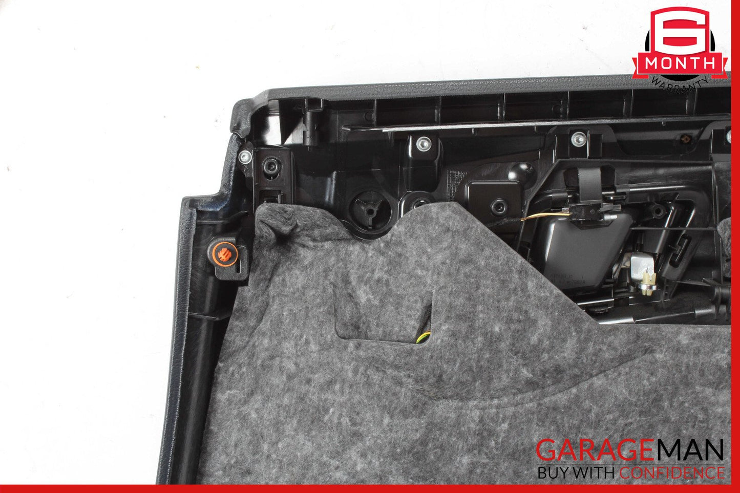 14-16 Mercedes W212 E350 E550 Rear Left Interior Door Panel Leather Black OEM