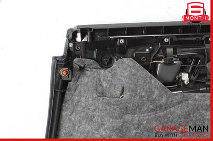 14-16 Mercedes W212 E350 E550 Rear Left Interior Door Panel Leather Black OEM