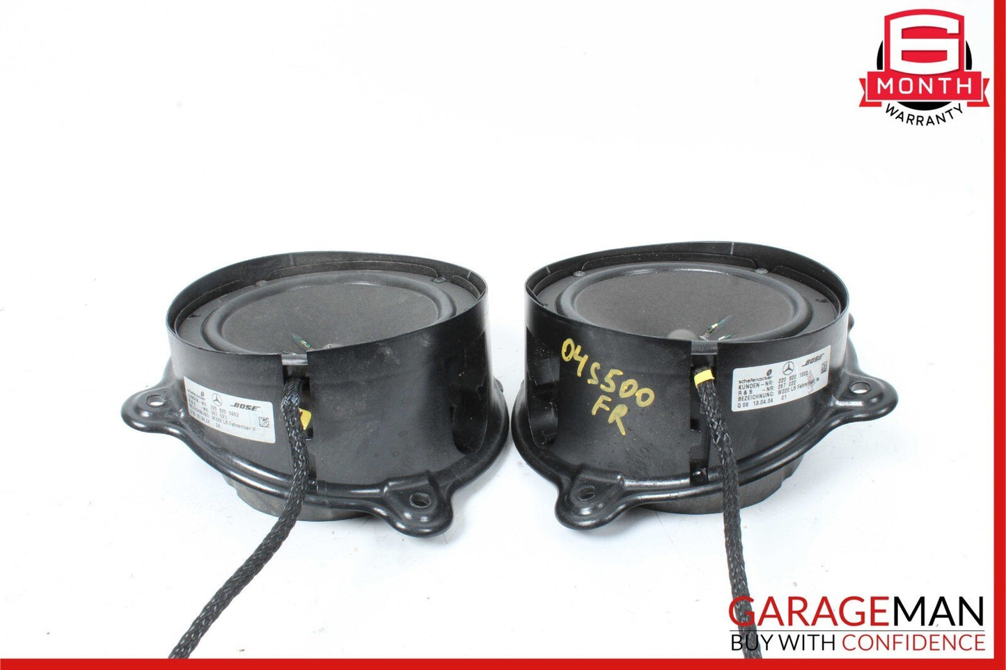 00-06 Mercedes W220 S500 S600 Front Left And Right Door Sound Speaker OEM