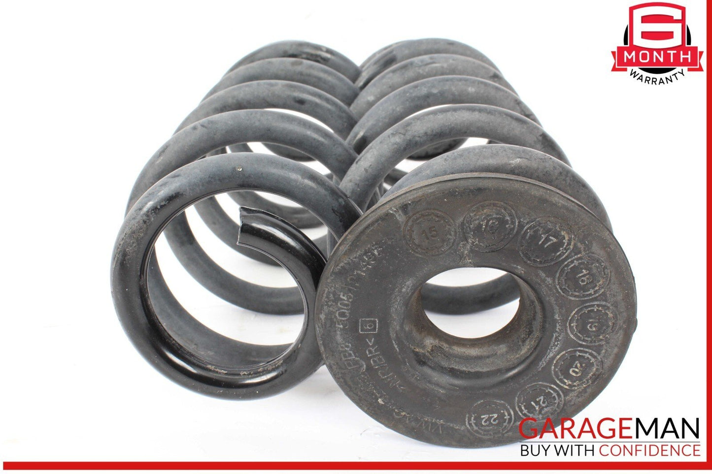 17-20 Audi S3 A3 Rear Right and Rear Left Coil Spring Springs Set OEM