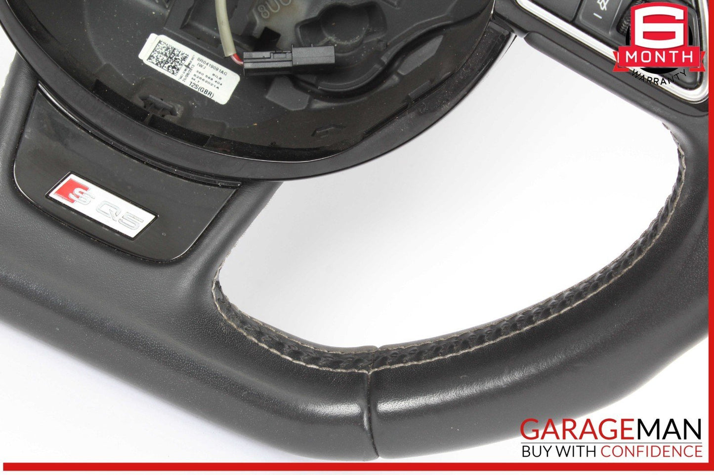 14-16 Audi SQ5 Front Left Driver Side Steering Wheel w/ Paddle Shifters OEM