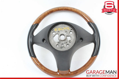 09-12 Mercedes R171 SLK300 SL550 SLK350 3 Spoke Steering Wheel Wood OEM