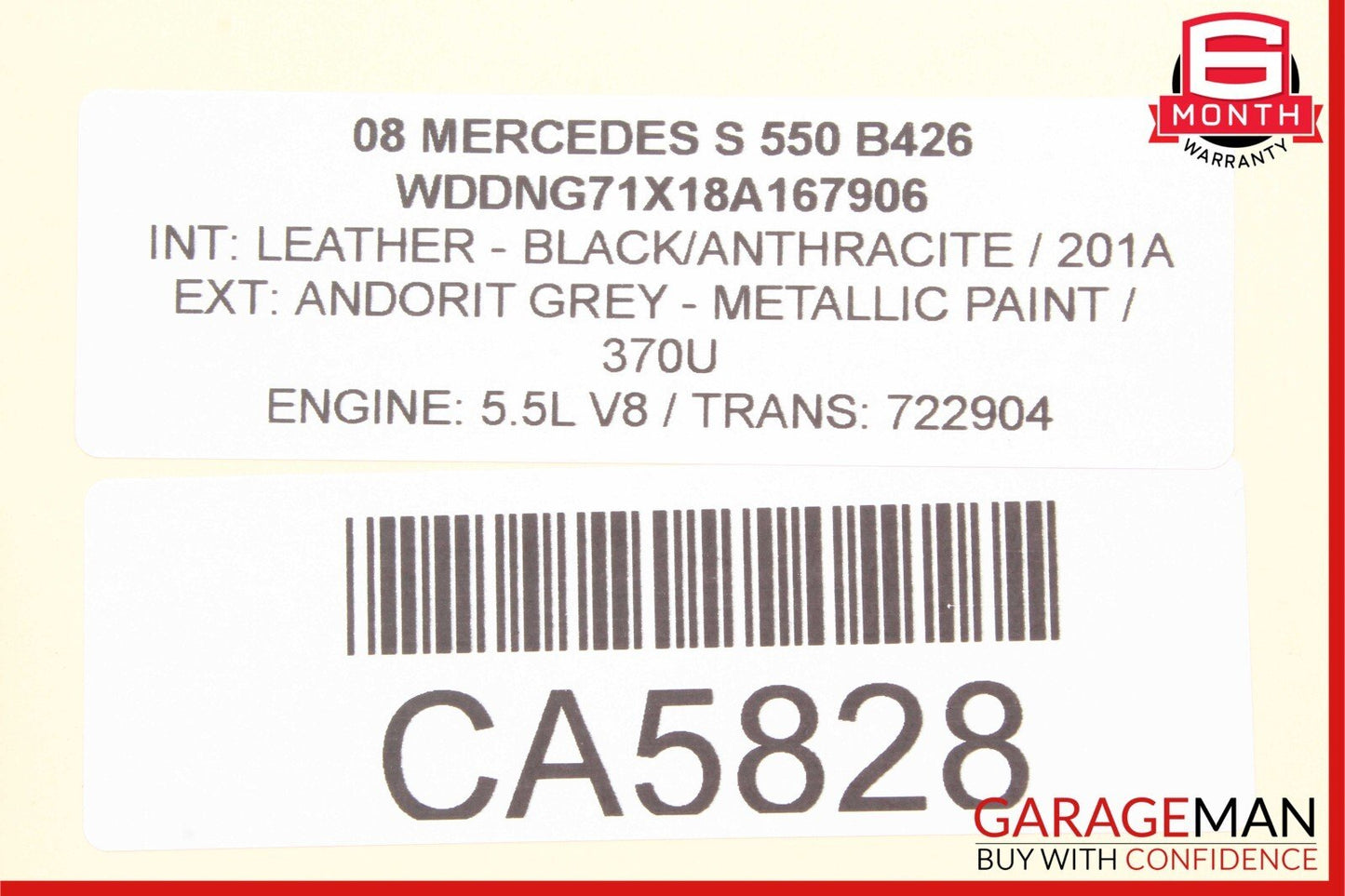 07-10 Mercedes W221 S550 CL550 CL500 Bluetooth Communication Module Unit