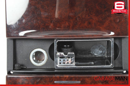 10-13 Mercedes W221 S400 S600 Ash Tray Ashtray Lighter Cup Holder Trim Wood OEM