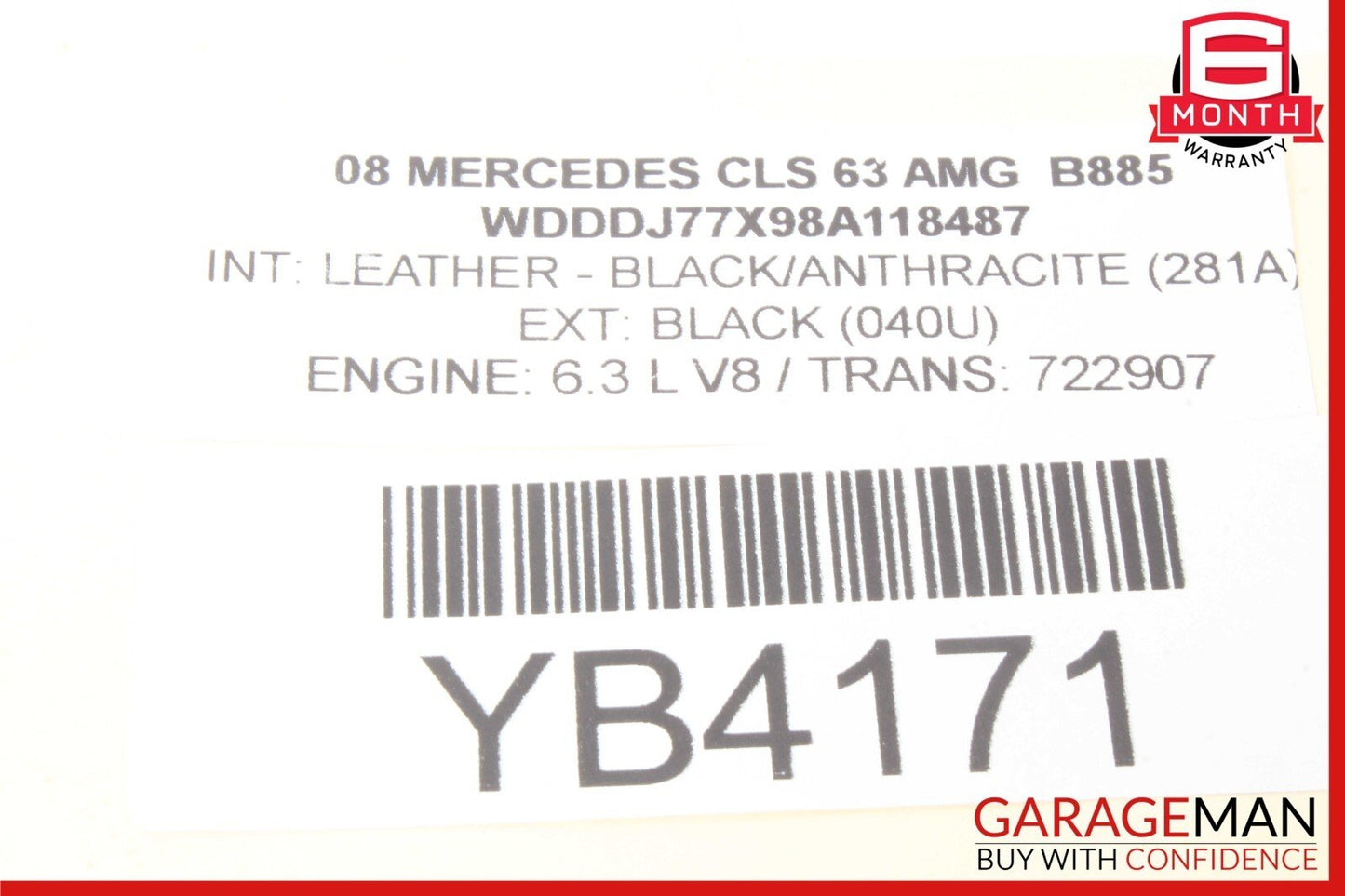 06-11 Mercedes W219 CLS63 CLS55 AMG Front Left Driver Door Control Module Unit