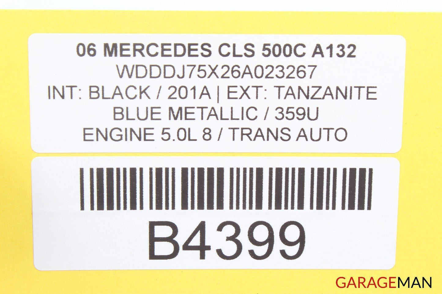 06-11 Mercedes W219 CLS500 Rear Right Side Door Computer Control Module Q5 OEM