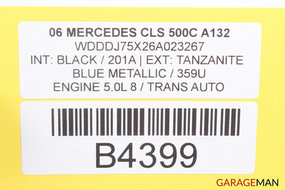 06-11 Mercedes W219 CLS500 Rear Right Side Door Computer Control Module Q5 OEM