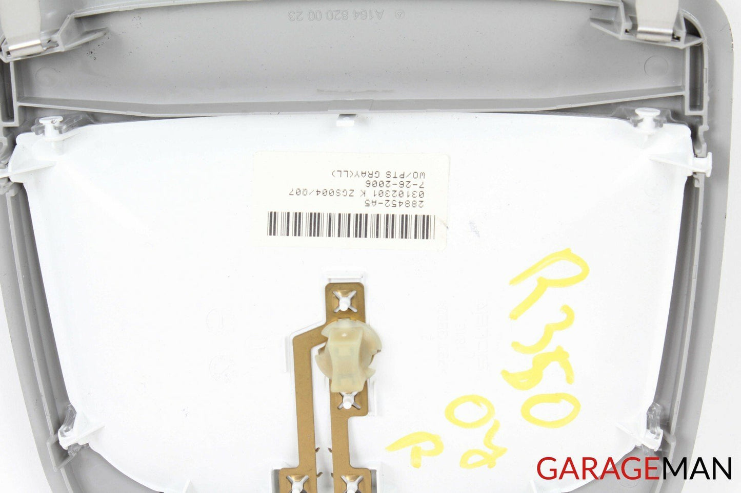 06-12 MERCEDES W251 R350 REAR OVERHEAD DOME LIGHT LAMP GRAY Q07 OEM