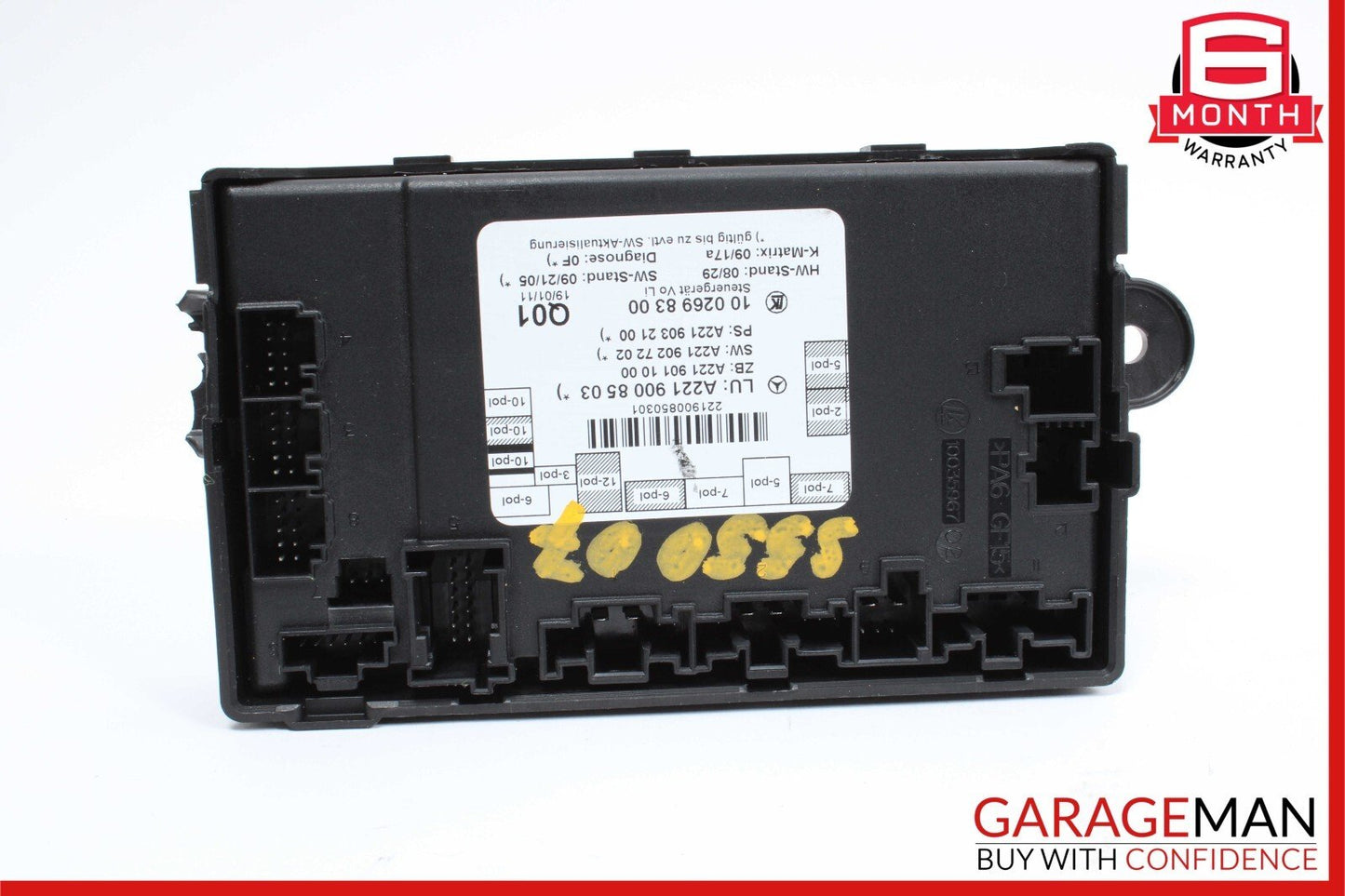 07-13 Mercedes W221 S550 S400 S350 Front Left Side Door Control Module Unit OEM