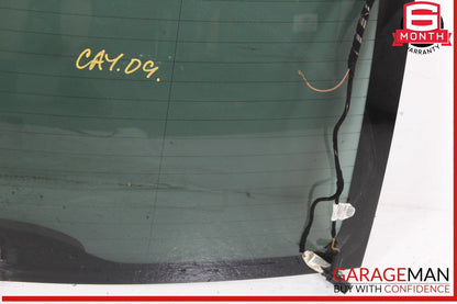 03-10 Porsche Cayenne 957 Rear Tailgate Lift Gate Window Glass Panel Assembly