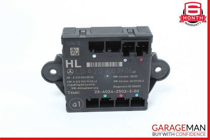 08-18 Mercedes W204 C350 C300 CLS550 Rear Left Side Door Control Module OEM
