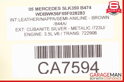 06-14 Mercedes R171 SLK350 SL550 Voice Communication Control Module Unit OEM