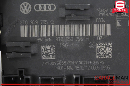 13-16 Audi A4 Rear Right Passenger Side Door Control Module Unit 8T0959795Q OEM