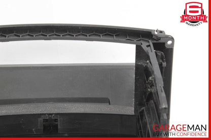 07-13 Mercedes W221 S550 S450 Center Console Dashboard CD Player Cover Gray OEM