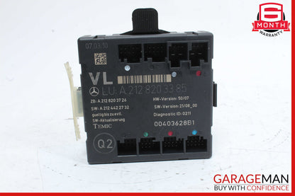 08-18 Mercedes W212 E350 SLK350 E400 Front Left Side Door Control Module OEM