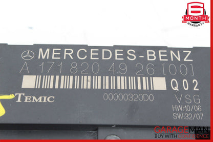 09-11 Mercedes R171 SLK350 SLK300 Convertible Roof Top Controller Module Unit