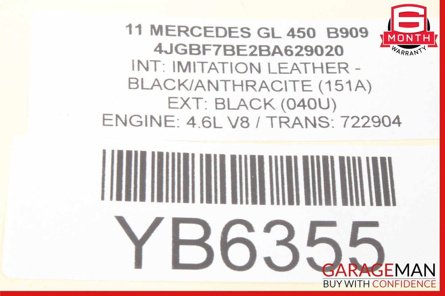 10-13 Mercedes X164 GL450 Front Left Side Bumper Running Daytime Light Lamp OEM