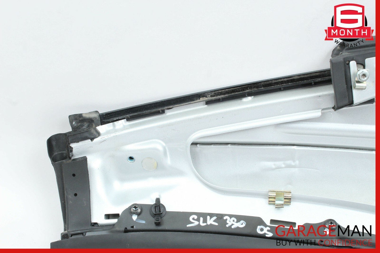 05-11 Mercedes R171 SLK350 Rear Right Side Window Roof C Pillar Panel Silver OEM