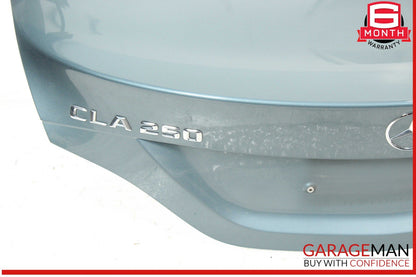 14-18 Mercedes W117 CLA250 Rear Trunk Lid Deck Shell Panel Cover Black OEM