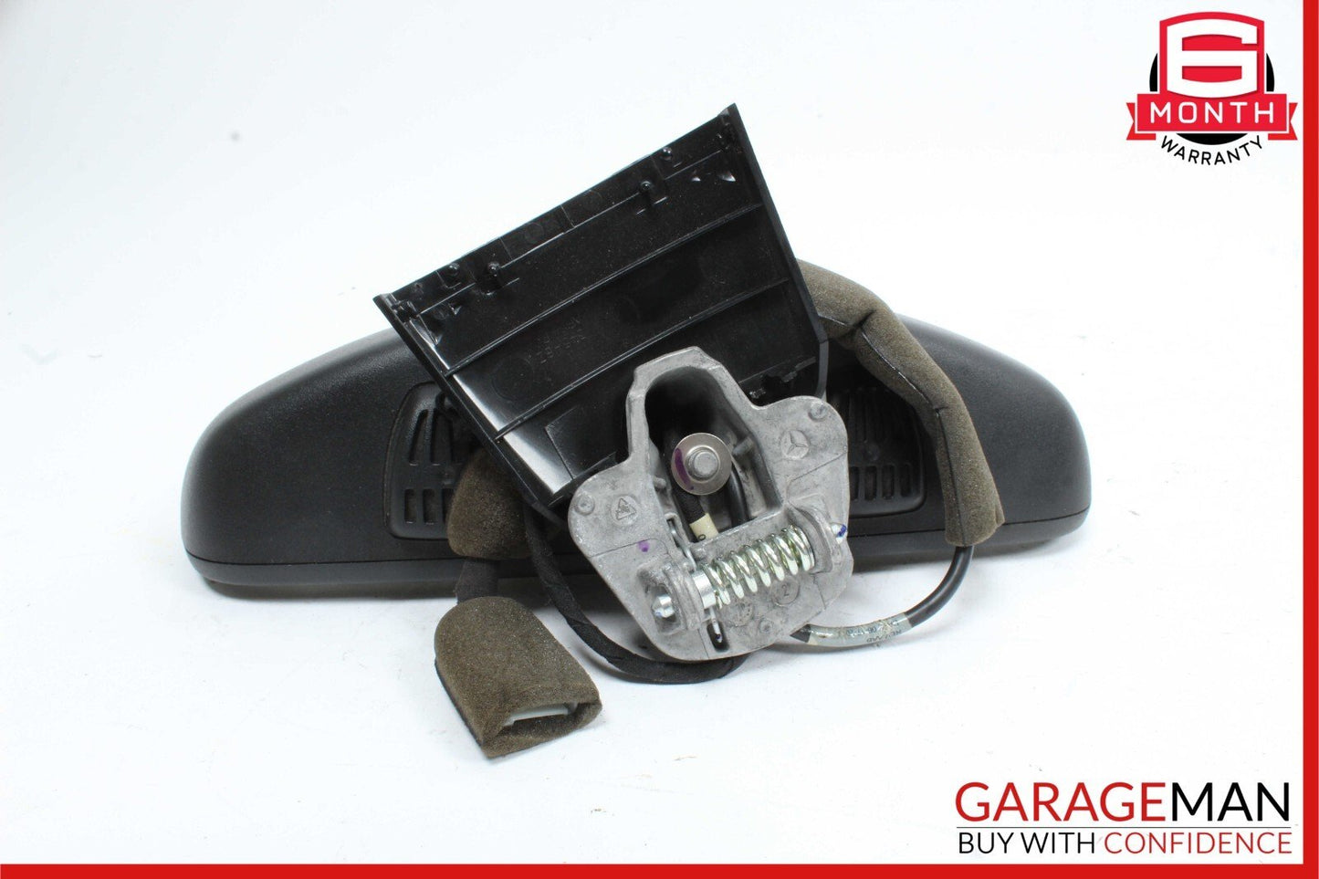 08-14 Mercedes W204 C250 C350 Top Upper Rear View Mirror Assembly Black OEM