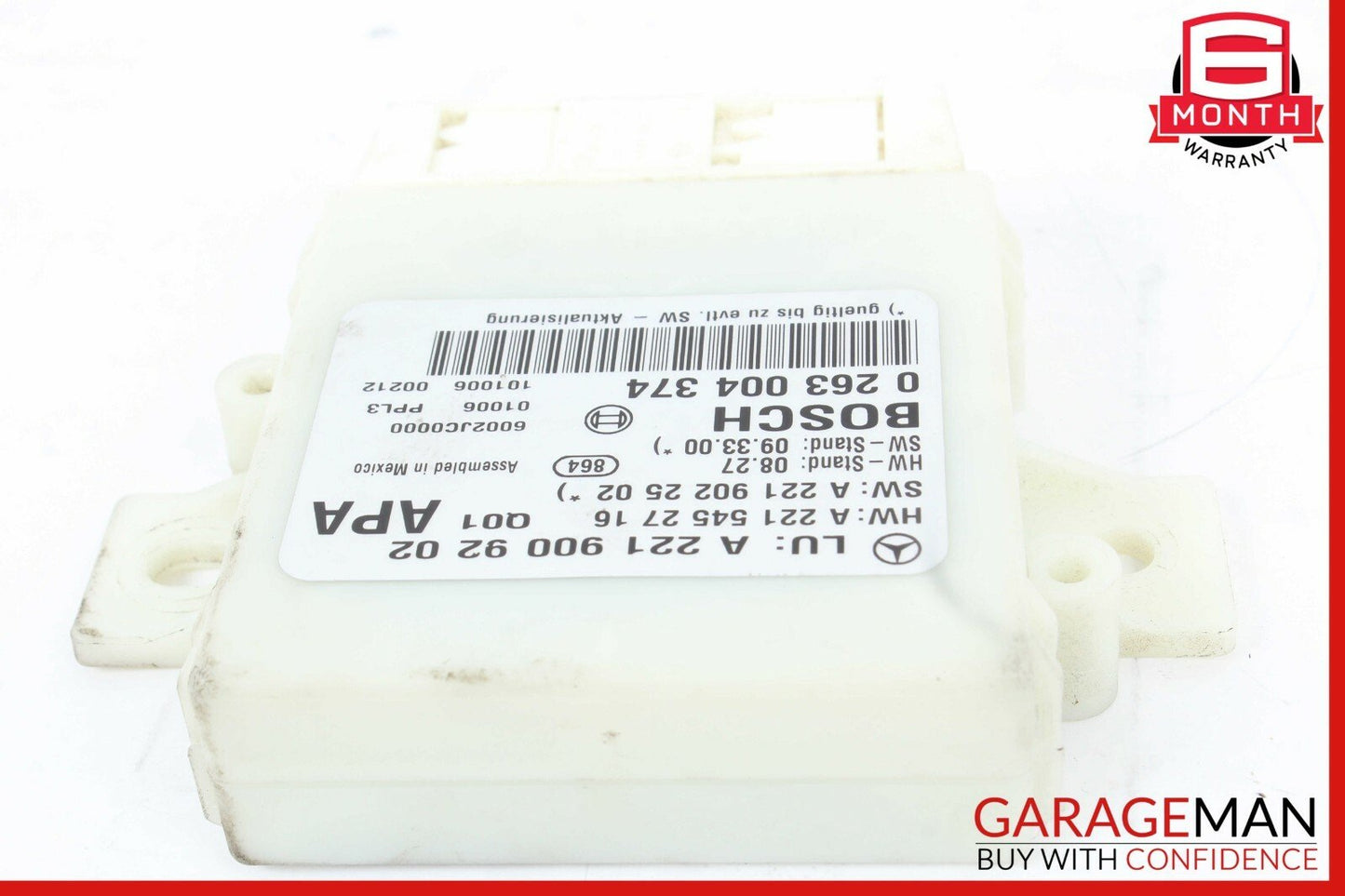07-13 Mercedes W221 S400 S550 S63 AMG Rear Parking Parktronic Control Module OEM