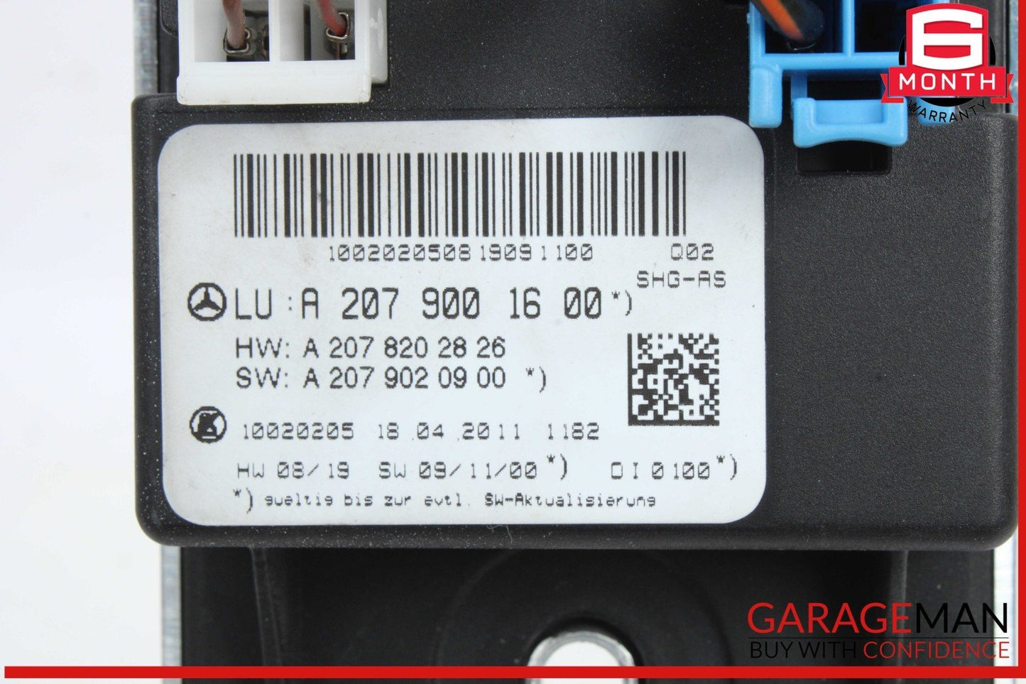 10-13 Mercedes W207 E350 E550 Seat Airscarf Control Module Unit 2079001600 OEM