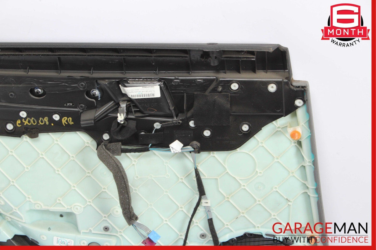 08-14 Mercedes W204 C250 C300 Sedan Rear Right Side Interior Door Panel Grey