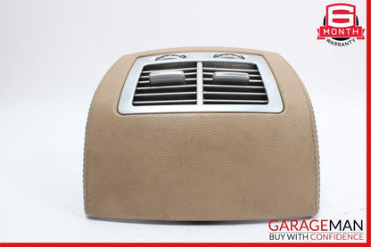 07-14 Mercedes W216 CL550 Rear Center Console AC A/C Air Vent Trim Assy Brown