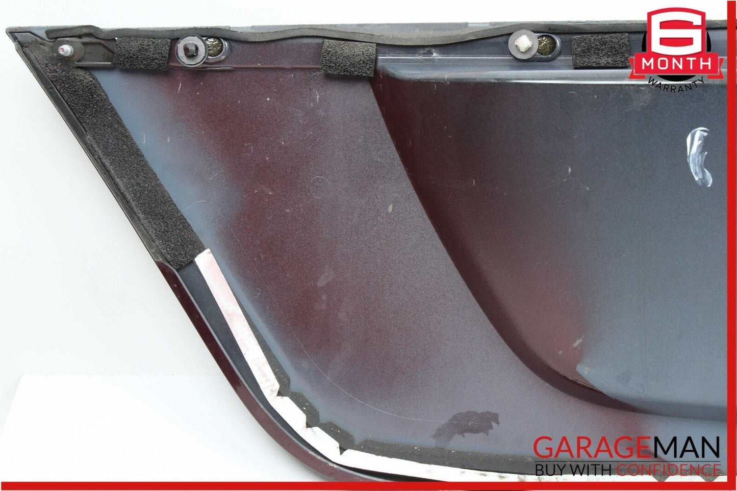 07-09 Mercedes W211 E350 E63 AMG Trunk Lid Tailgate License Plate Panel Red