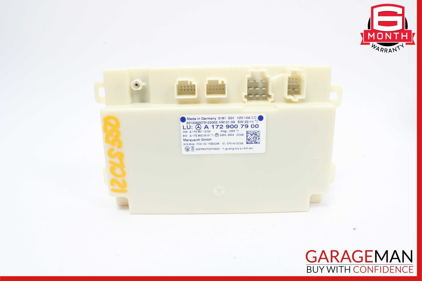 10-15 Mercedes W218 CLS500 Keyless Go Entry Control Module 1729007900 OEM