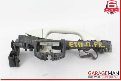 10-15 Mercedes W212 E350 C250 Rear / Front Right Side Exterior Door Handle White