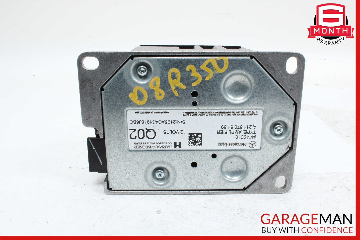 05-18 Mercedes X164 GL450 CLS550 R350 Subwoofer Amp Amplifier Harman Becker OEM