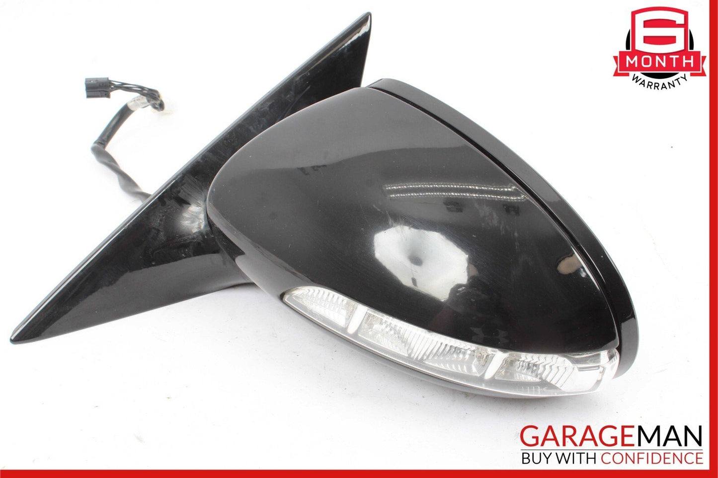 06-08 Mercedes W219 CLS500 Front Left Side Mirror Door Rear View Black