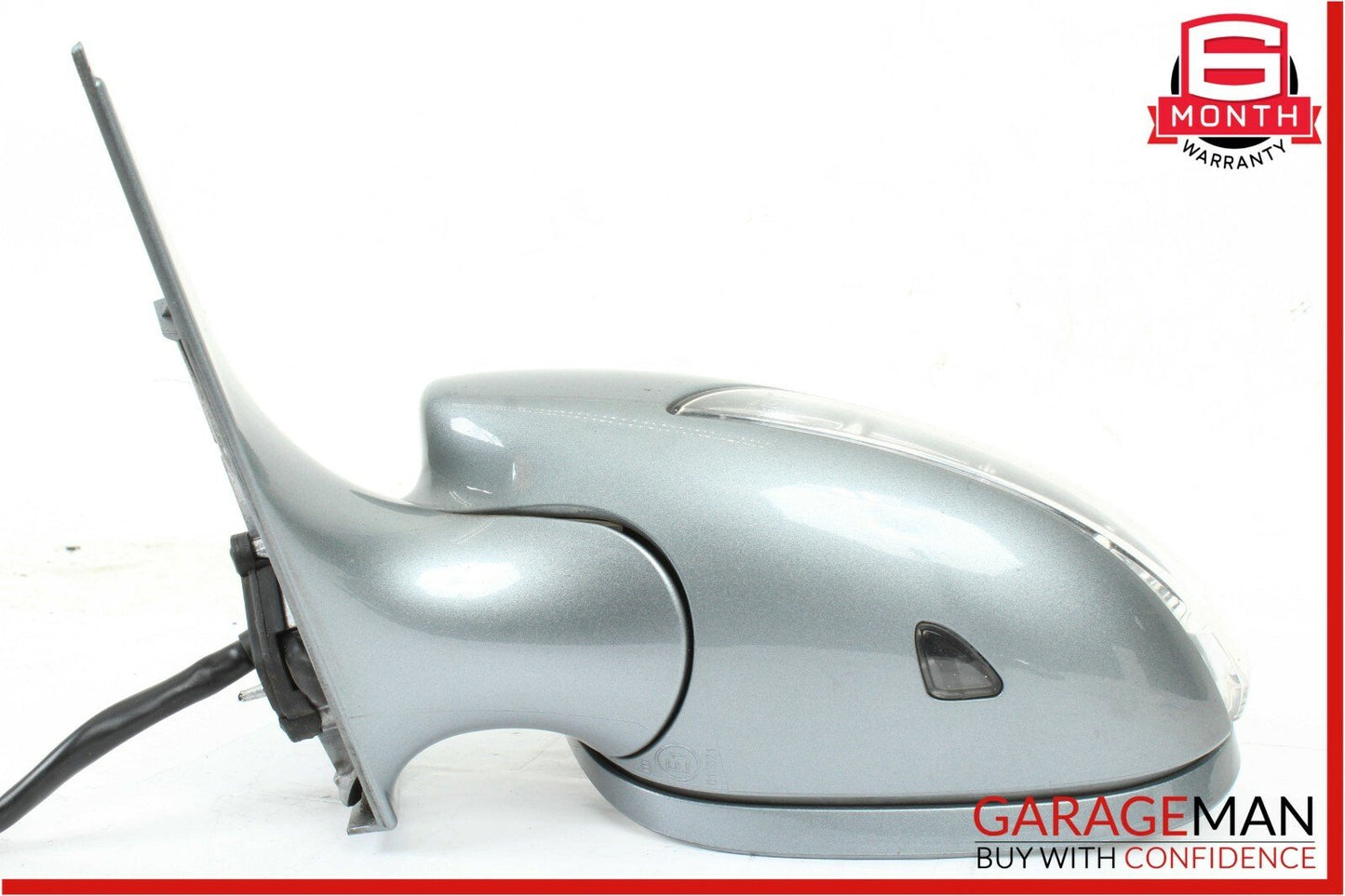07-09 Mercedes W221 S550 Front Left Driver Side Mirror Door Rear View Silver