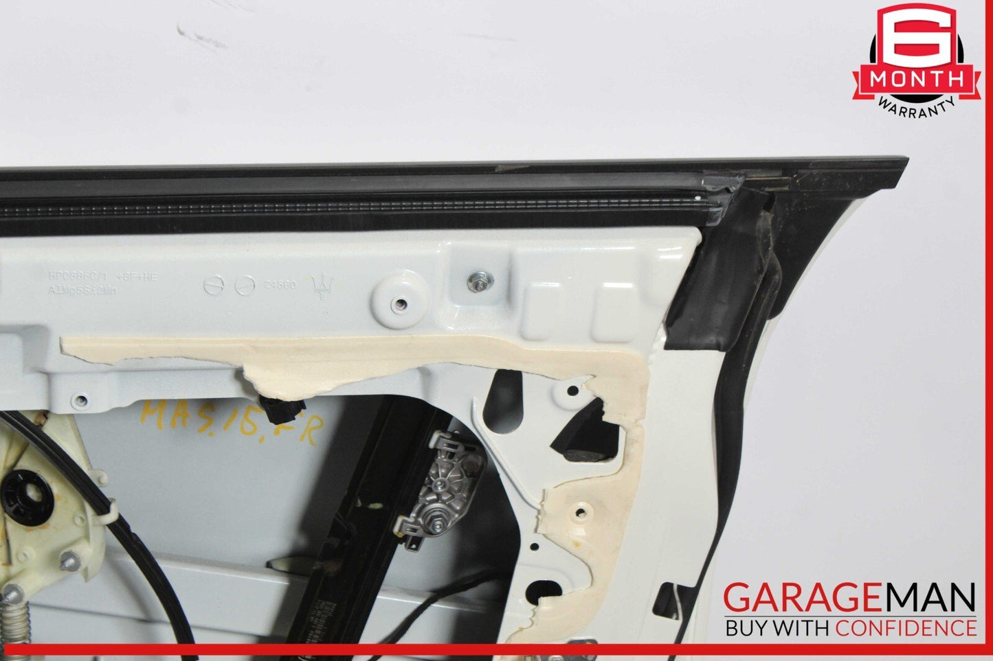 14-22 Maserati Ghibli M157 Front Right Side Door Shell Frame Panel White OEM