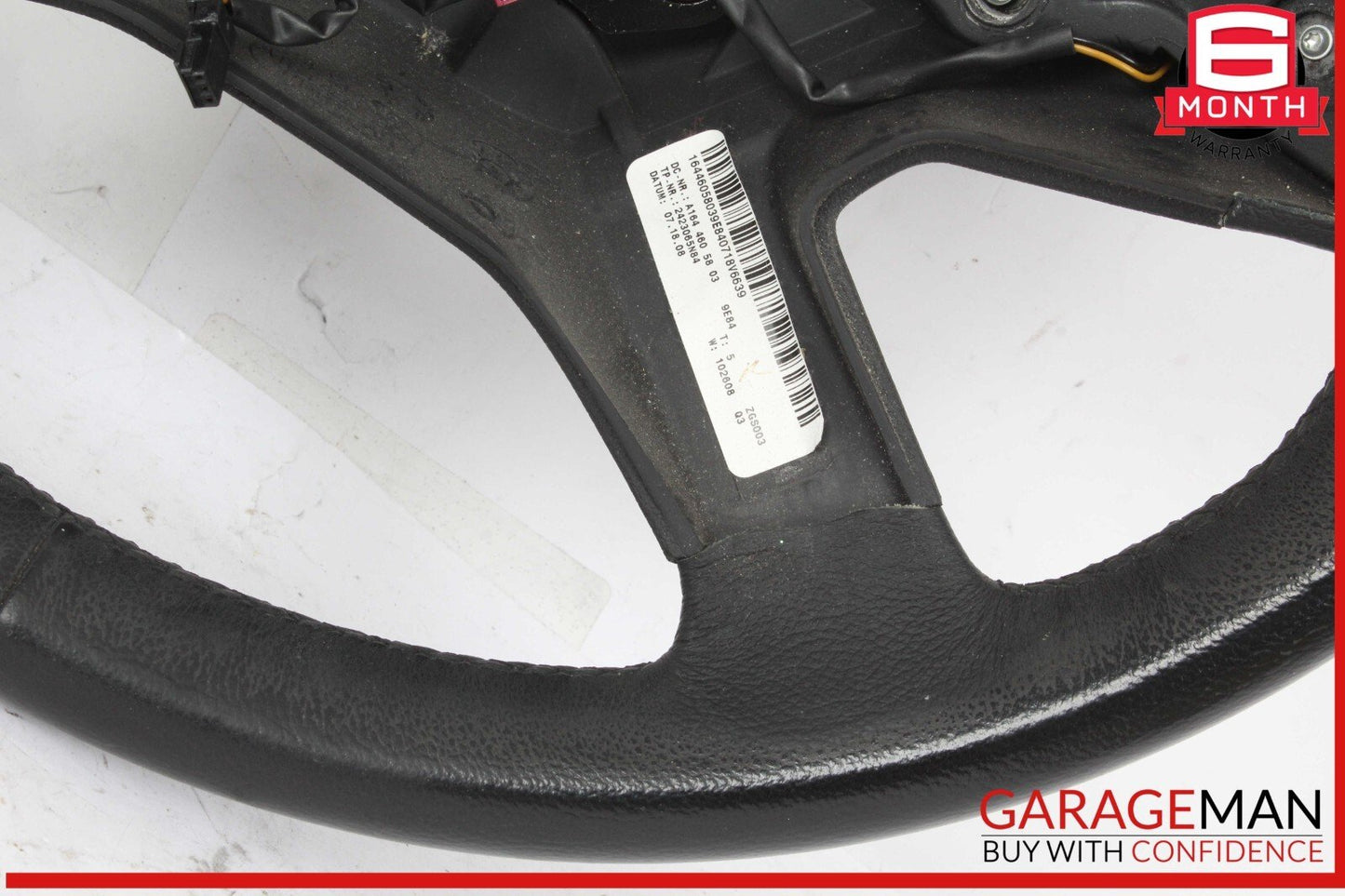 09-13 Mercedes W251 R350 4MATIC Front Left Driver Side Steering Wheel Black OEM