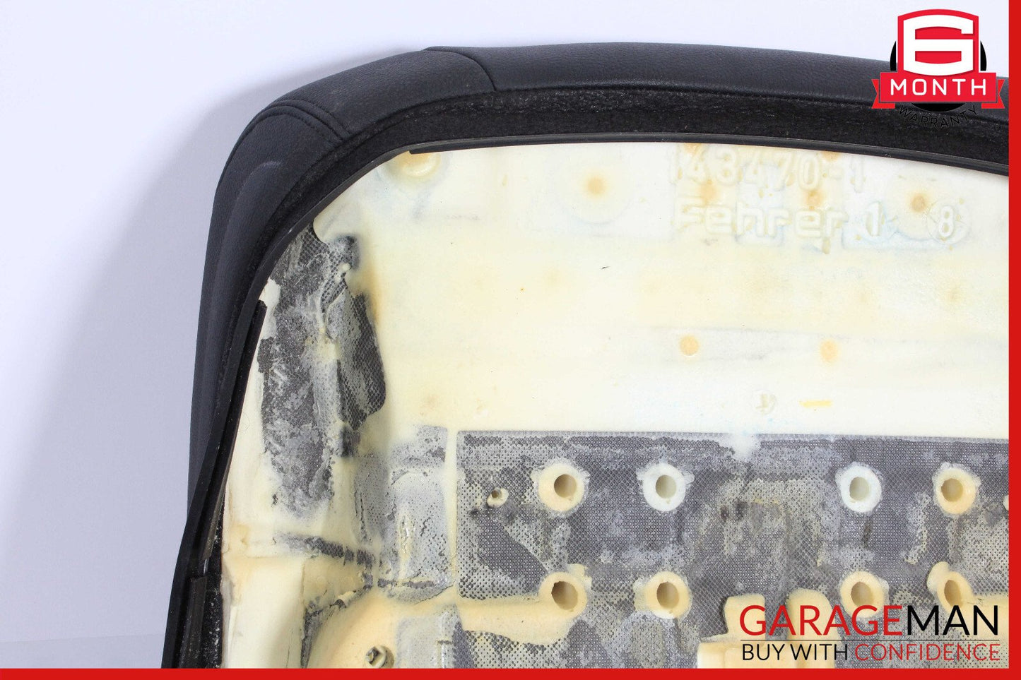 12-18 BMW F30 320i Front Left Lower Bottom Seat Cushion Cover OEM